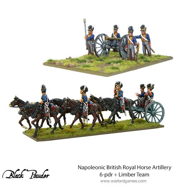 Royal Horse Artillery 6-pdr and Limber Team