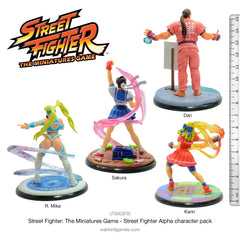 Street Fighter: The Miniatures Game - Street Fighter Alpha character pack