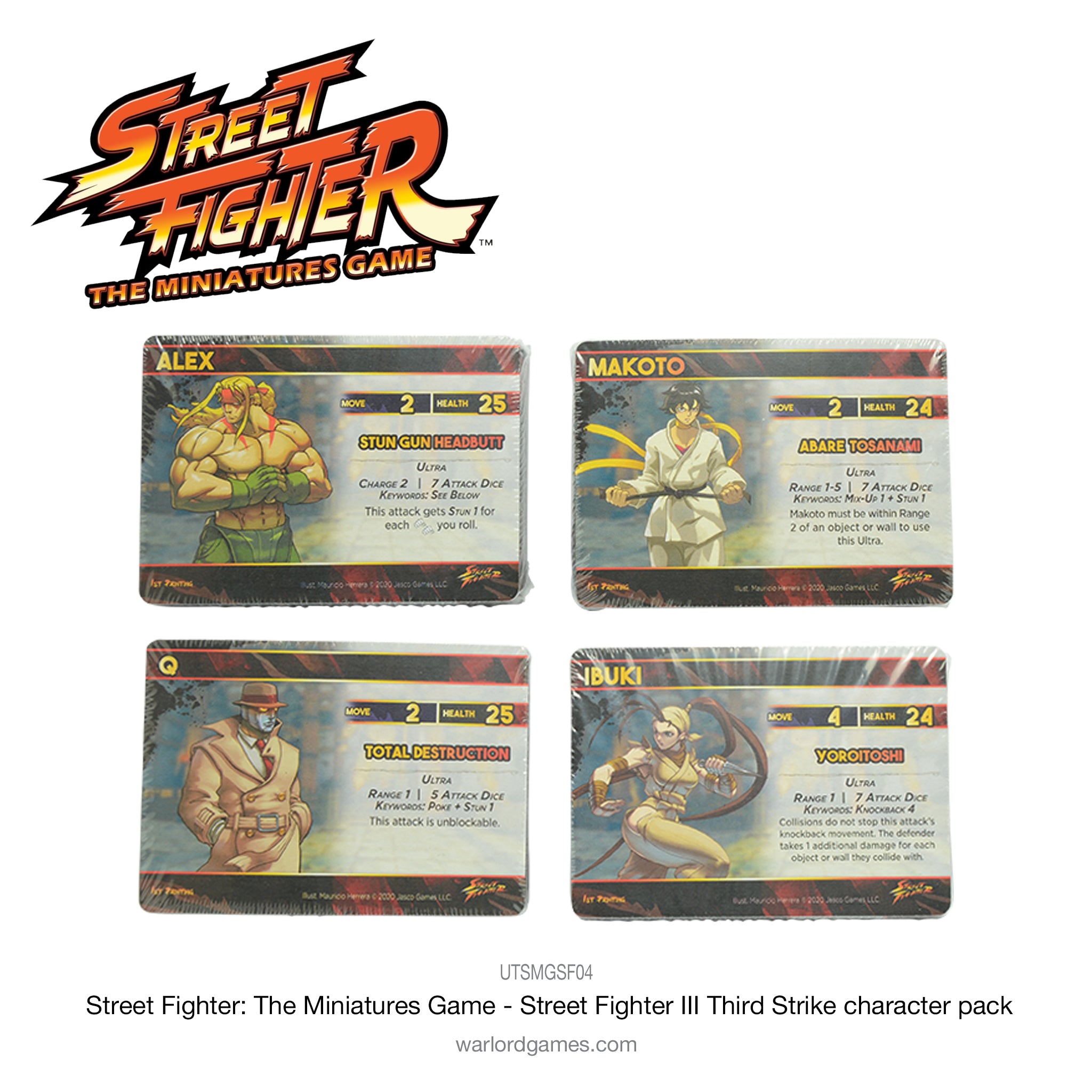 Street Fighter: The Miniatures Game - Street Fighter III: Third Strike character pack