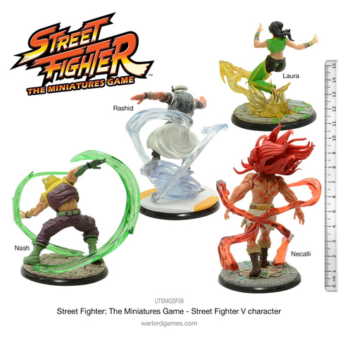 Street Fighter: The Miniatures Game - Street Fighter V character pack