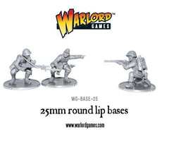 25mm round lip bases sprue