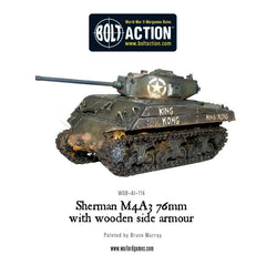 Sherman M4A3 (76mm) with wooden armour