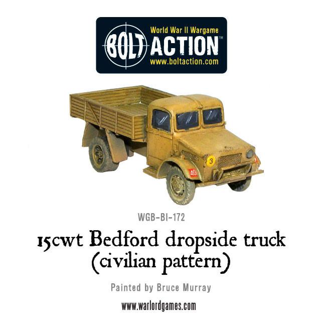 15cwt Bedford dropside truck (civilian pattern)
