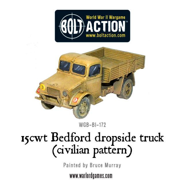 15cwt Bedford dropside truck (civilian pattern)