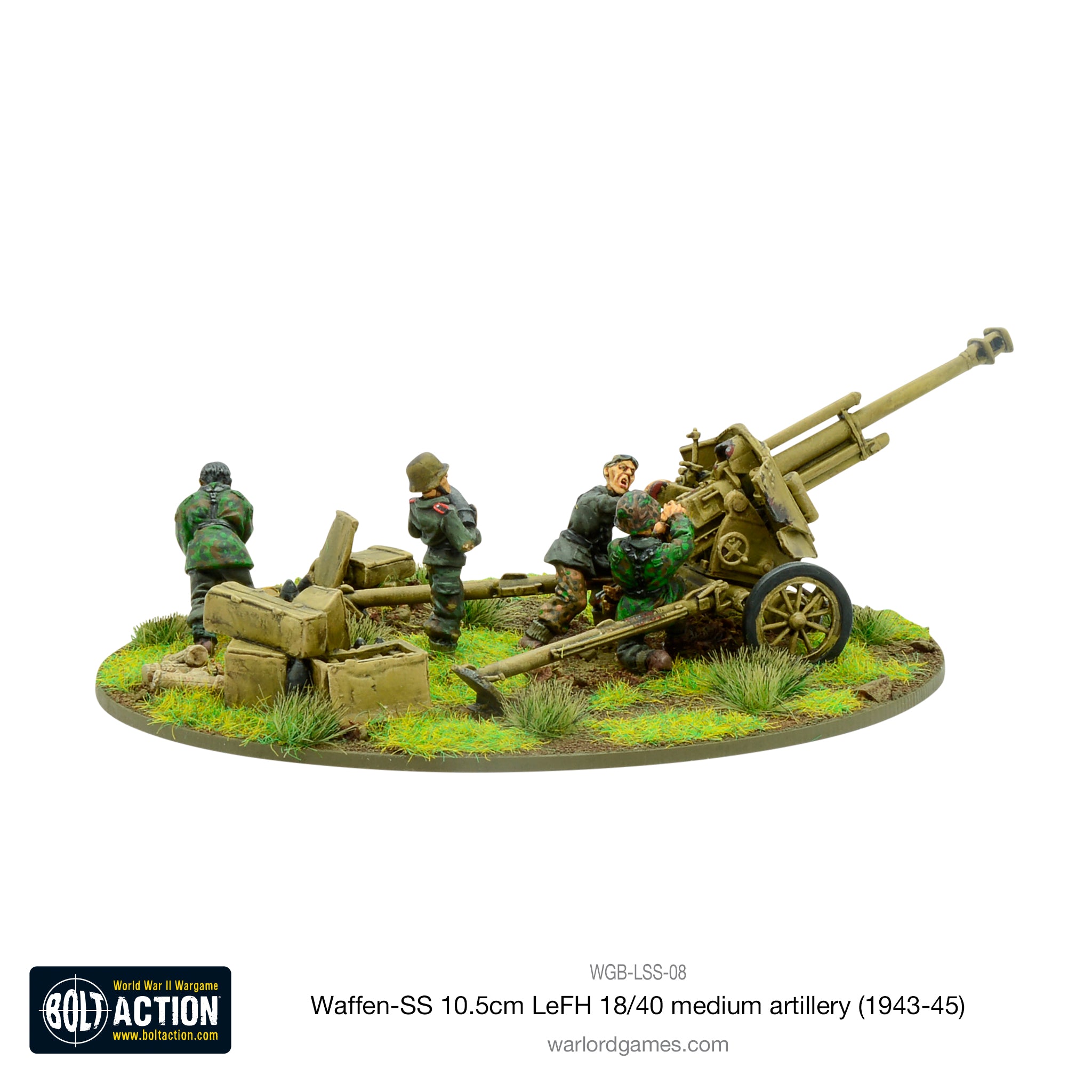 Waffen-SS 10.5cm LeFH 18/40 medium artillery (1943-45)