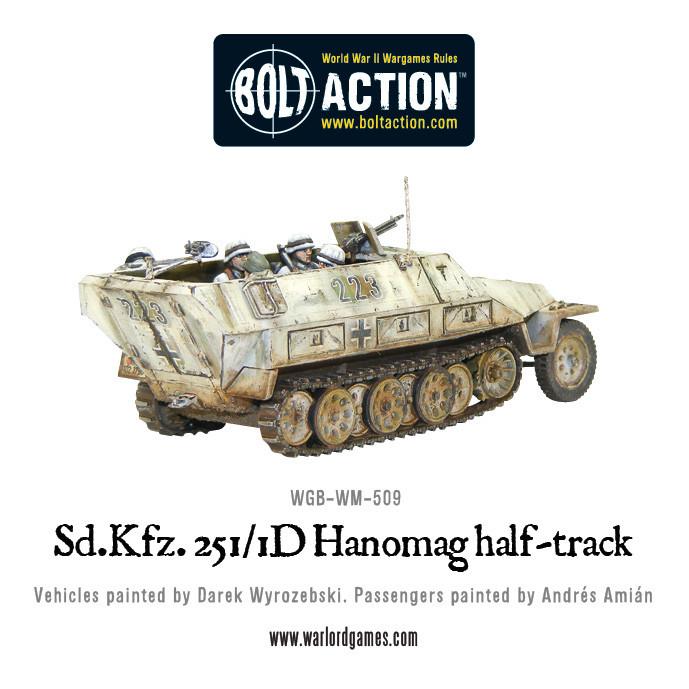 Sd.Kfz 251/1 ausf D halftrack plastic box set