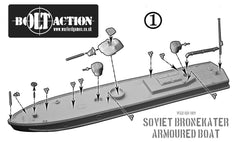 Soviet Bronekater Armoured Patrol Boat