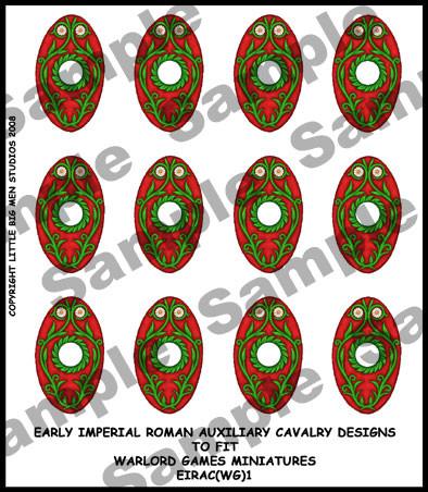 EIR Auxiliary Cavalry shield designs 1