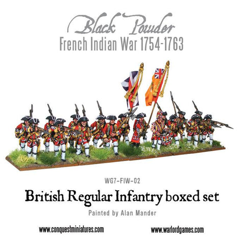 French Indian War 1754-1763: British Regular Infantry boxed set