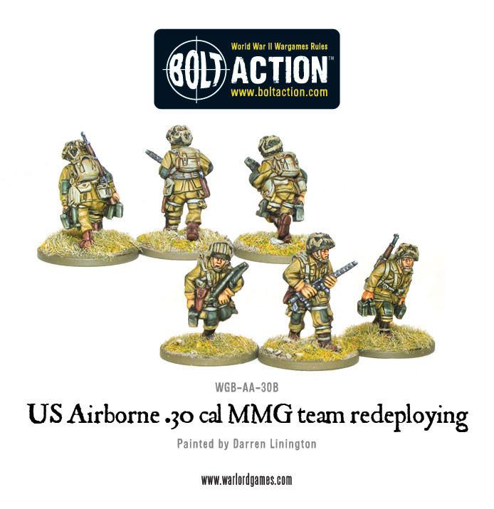 US Airborne 30 Cal MMG team redeploying