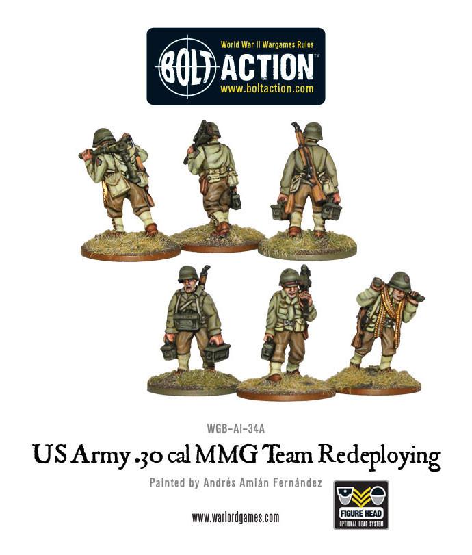 US Army 30 Cal MMG team redeploying