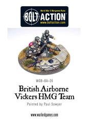 British Airborne Vickers MMG Team