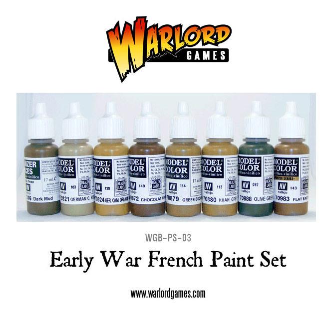 Early War French Paint Set