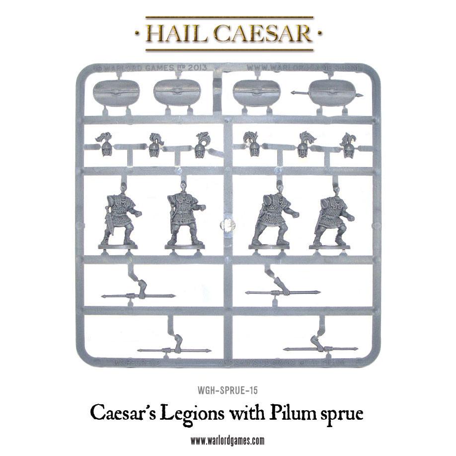 Caesar's Legions with pilum sprue