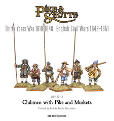 Clubmen with Pike and Muskets